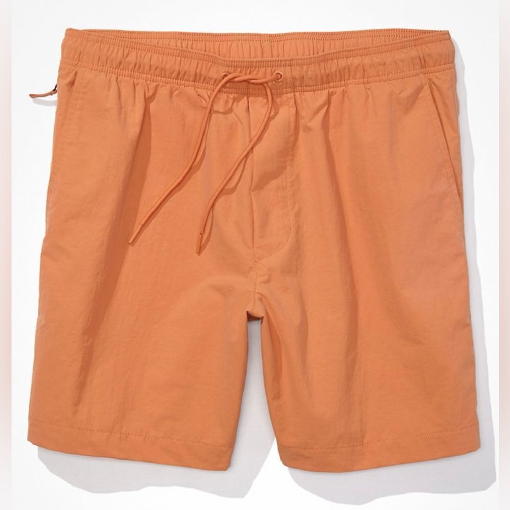 American Eagle 24/7‎ 5.5" Trekker Short Orange Flare Size XL NWT